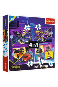 TREFL 4u1 puzzle Batwheels  34658 - slika proizvoda