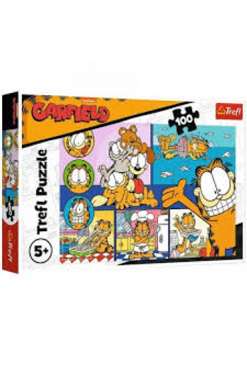 TREFL puzzle 100 kom, Lazy Garfield 16521 - slika proizvoda