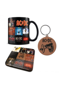 Pyramid AC/DC Classic Albums Gift Set - Mug, Coaster & Keychain - slika proizvoda