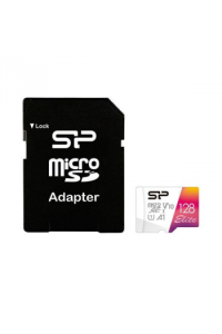 SP memorijska kartica TF_SDXC UHS-IU1 A1, V10 Color, SR104, Adapter, W A, 128GB - slika proizvoda