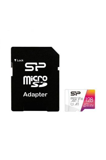 SP memorijska kartica TF_SDXC UHS-IU1 A1, V10 Color, SR104, Adapter, W A, 128GB - slika proizvoda