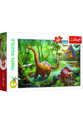 TREFL puzzle 60 kom, dinosauri 17319 - slika proizvoda