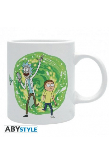 Rick And Morty - Mug - 320 Ml - "Portal"- Subli - With Box - slika proizvoda