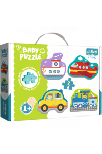 TREFL baby puzzle vozila 36075
