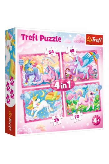 TREFL 4u1 puzzle magičan jednorog  34389 - slika proizvoda