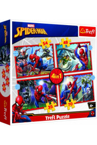 TREFL 4u1 puzzle Spiderman 34384 - slika proizvoda