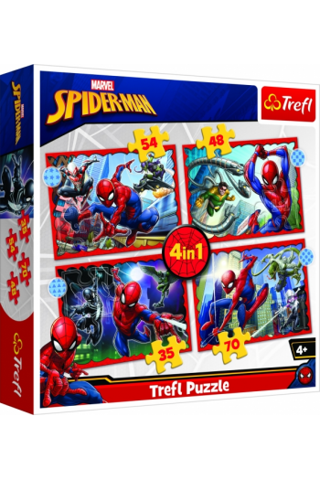 TREFL 4u1 puzzle Spiderman 34384 - slika proizvoda
