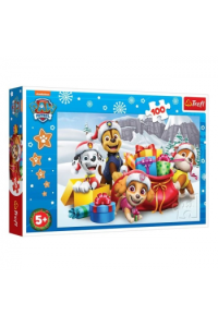TREFL puzzle 100 kom, XMAS, Paw Patrol 16480 - slika proizvoda