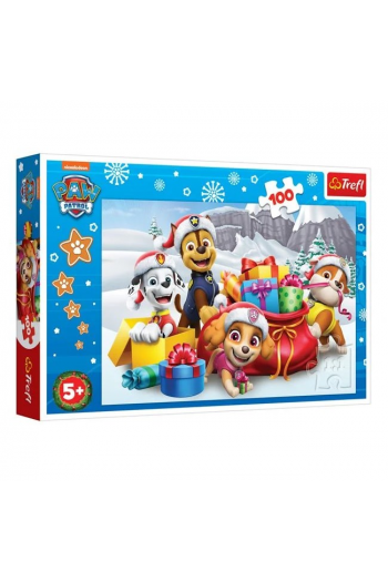 TREFL puzzle 100 kom, XMAS, Paw Patrol 16480 - slika proizvoda
