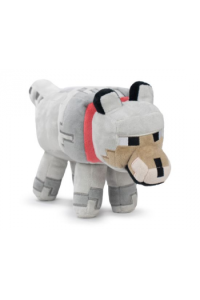 Barrado Plush: Minecraft - Grey Wolf 30Cm