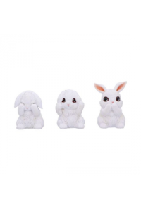 Nemesis Now Three Wise Bunnies 9Cm