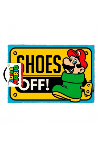 Pyramid Super Mario (Shoes Off Colour) Doormat - slika proizvoda