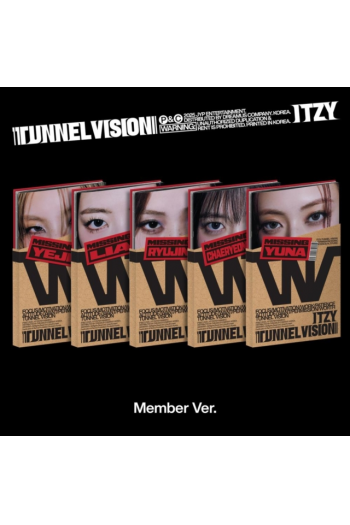 ITZY - Tunnel Vision (Member ver.) - Random Member edition CD - omot
