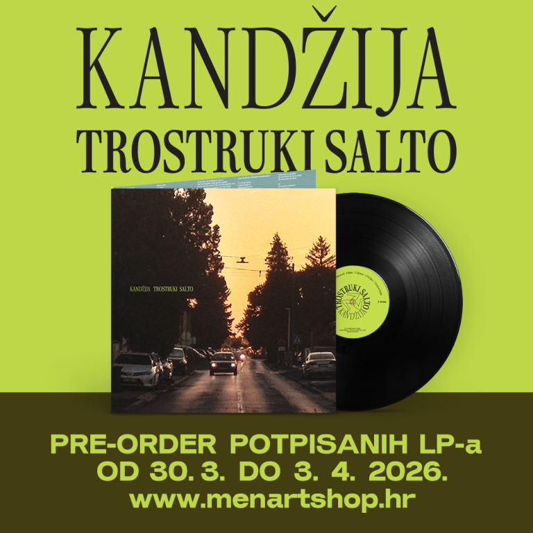 Kandžija – Trostruki salto (LP) – potpisano izdanje u pretprodaji do 3.4.2026.