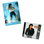 Knjižica „Kralj Popa" + album „Bad" - naslovnica