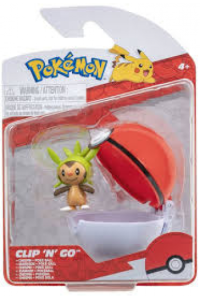 Pokemon Clip N Go Set Za Igru - Chespin And Poke Ball