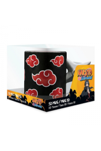 Naruto Shippuden - Mug 3D Handle - Shuriken Akatsuki - slika proizvoda