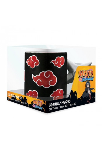 Naruto Shippuden - Mug 3D Handle - Shuriken Akatsuki - slika proizvoda