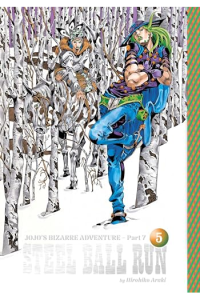 JoJos Bizarre Adventure: Steel Ball Run, [Part 7] Vol. 05 (Manga) - naslovnica