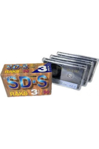 RAKS SD-S C-90 CHROME 3-pack