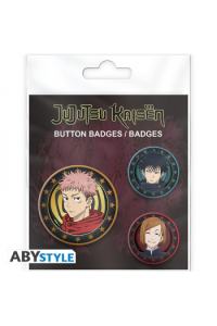 Jujutsu Kaisen - Badge Pack - Yuji, Megumi & Nobara