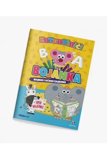Bojimo i učimo zajedno bojanka - naslovnica