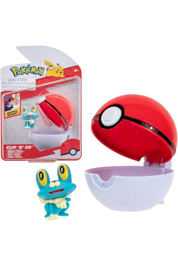 Pokemon Clip N Go Set Za Igru - Froakie And Poke Ball - slika proizvoda