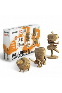 Cartonic 3D Puzzle Ballerina Cappuccina & prijatelji