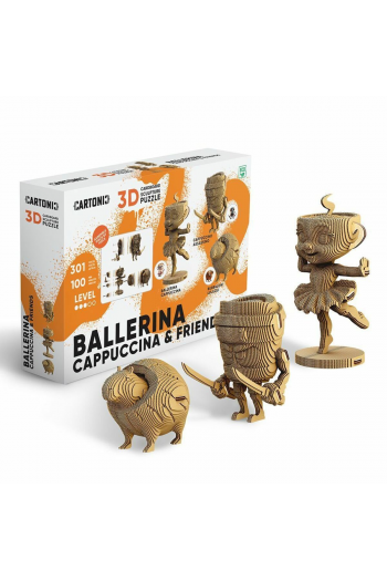 Cartonic 3D Puzzle Ballerina Cappuccina & prijatelji - slika proizvoda