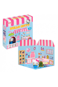 Hello Kitty & Friends - Set S Naljepnicama I Figura - Hello Kitty Flower Caffee - slika proizvoda
