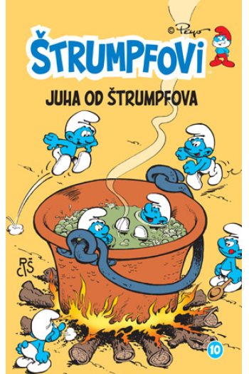 Štrumpfovi 10: Juha od Štrumpfova (Strip) - naslovnica