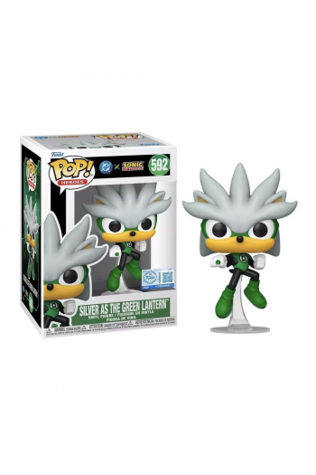 DCs Justice League and Sonic the Hedgehog POP! Movies Vinyl Figures Silver/GL 9 cm - slika proizvoda