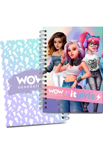Blok kolegij A5/D Wow Generation T.U. 80L + list s naljepnicama, sort P6/24 - slika proizvoda