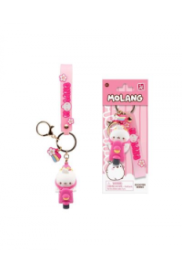 Yume Molang Keychain & Strap Scooter Series Molang On Pink Scooter - slika proizvoda