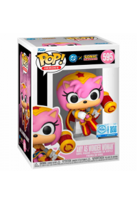 DC x Sonic the Hedgehog POP! Heroes Vinyl Figure Amy as Wonder Woman 9 cm - slika proizvoda