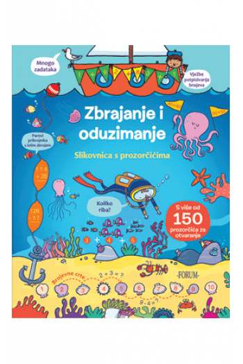 Zbrajanje i oduzimanje slikovnica s prozorčićima - naslovnica