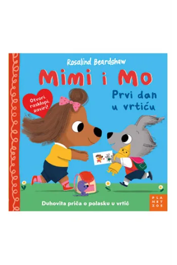 Mimi i Mo: Prvi dan u vrtiću (Slikovnica) - naslovnica