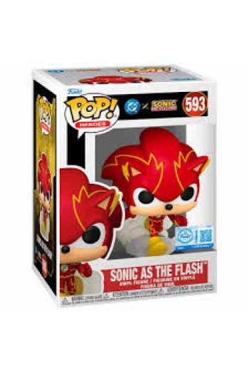 DC x Sonic the Hedgehog POP! Heroes Vinyl Figure Sonic as The Flash 9 cm - slika proizvoda