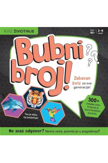Bubni broj - Kviz životinje - naslovnica