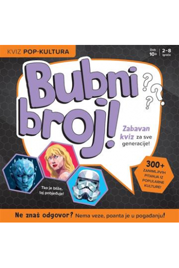 Bubni broj - Kviz pop-kultura - naslovnica