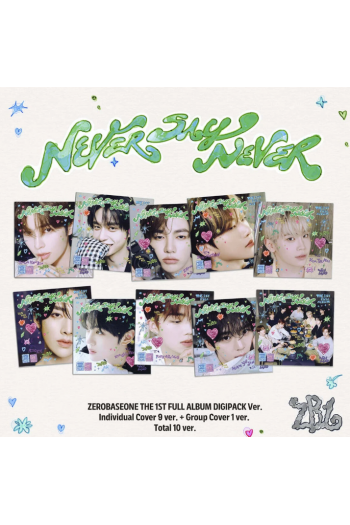 ZEROBASEONE - Never Say Never (Digipack Ver.) [Group Ver.] CD - omot