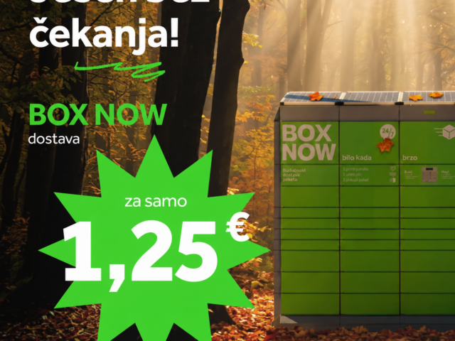 Dostava samo 1,25€!