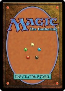 Magic the gathering card back