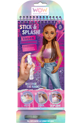Kreativni set izradi svoj outfit WOW Generation Stick and Splash, P6/24 - slika proizvoda