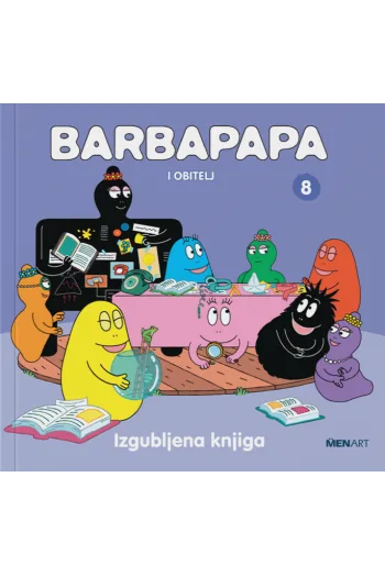 Barbapapa i obitelj 8 - Izgubljena knjiga (Slikovnica) - naslovnica