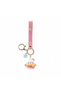 Yume Molang Keychain & Strap Weather Series Molang & Snowflake Pendant - slika proizvoda