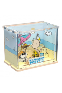 Peanuts Puremind DIY Construction Mini Scene Chilling at the Beach - slika proizvoda