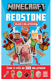 Minecraft: Redstone knjiga naljepnica - naslovnica