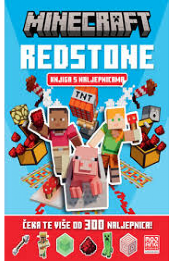 Minecraft: Redstone knjiga naljepnica - naslovnica