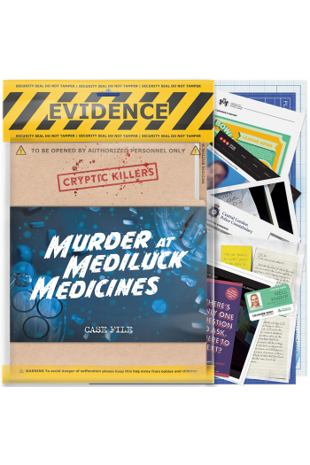 Detektivska igra - Murder at MediLuck Medicines - Cryptic Killers - slika proizvoda